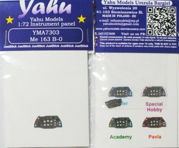 Yahu YMA7303 Me 163 B0 Academy (1:72)