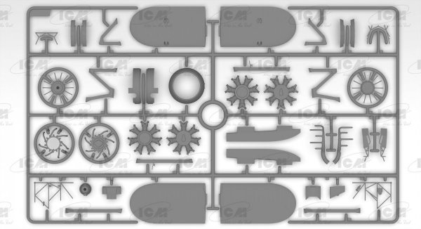 ICM 32021 CR. 42 LW , WWII German Luftwaffe Ground Attack Aircraft 1/32