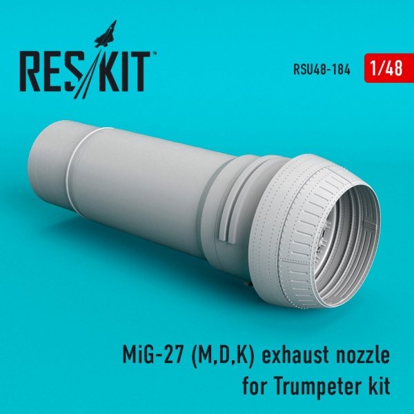 RESKIT RSU48-0184 MIG-27 (M,D,K) EXHAUST NOZZLE FOR TRUMPETER KIT 1/48