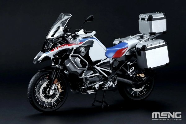 Meng Model SPS-091s BMW R 1250 GS ADV - Luggage Cases Pre-colored Edition (for Meng MT-005/MT-005s kits) 1/9