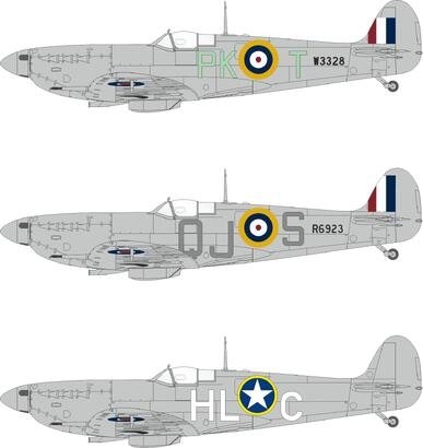 Eduard JX350 Spitfire Mk. Vb early code letters (for 32006 kit) KOTARE 1/32