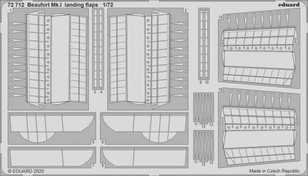 Eduard BIG72163 Beaufort Mk.I for AIRFIX 1/72