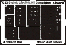 Eduard 72309 Seatbelts Luftwaffe Fighters 1/72