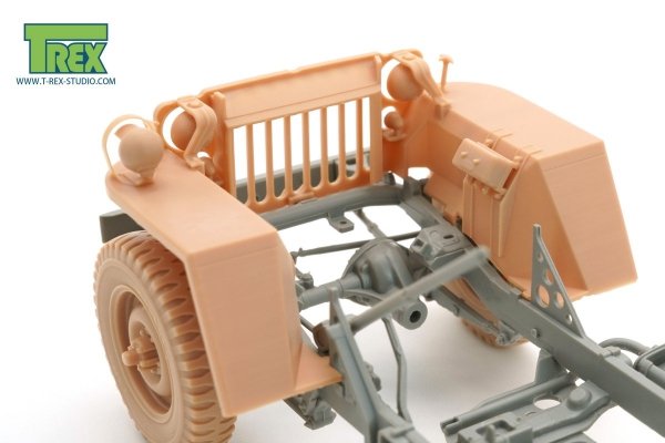 T-Rex Studio TR35053 Willys MB Grille w/Fenders Set for TAKOM 1/35