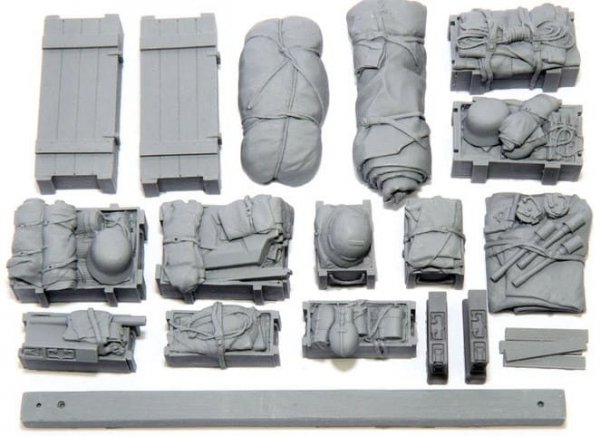 Das Werk DWA028 German Tank Stowage Set #B 1/16