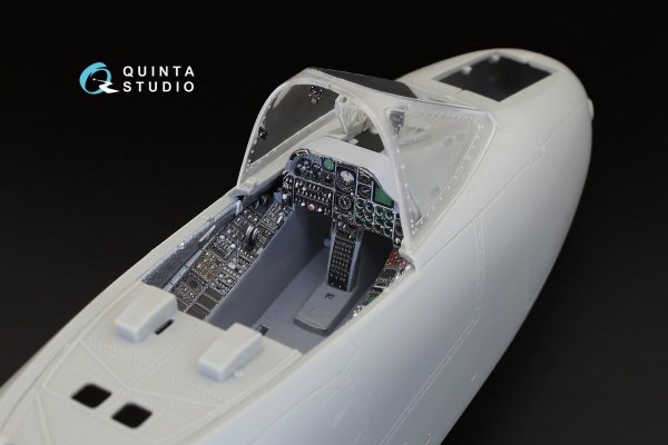 Quinta Studio QD32008 A-10A 3D-Printed &amp; coloured Interior on decal paper (for Trumpeter kit) 1/32