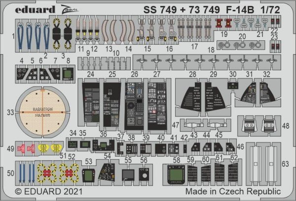 Eduard SS749 F-14B GREAT WALL HOBBY 1/72