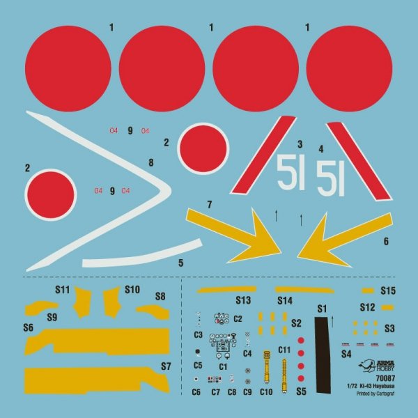Arma Hobby 70087 Nakajima Ki-43 II Hayabusa Aces 1/72