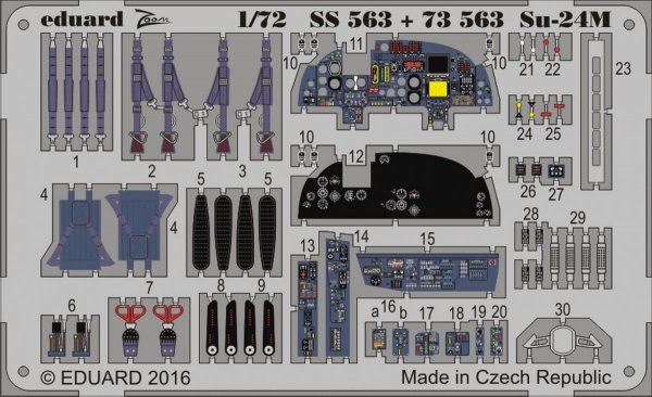 Eduard SS563 Su-24M TRUMPETER 1/72