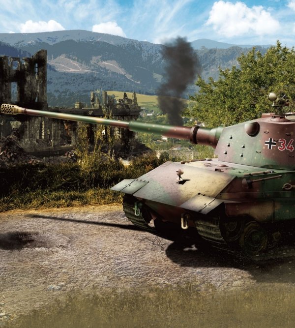 Modelcollect UA35029 German E-60 Ausf. D Late Production w/Standardized Tracks 1/35