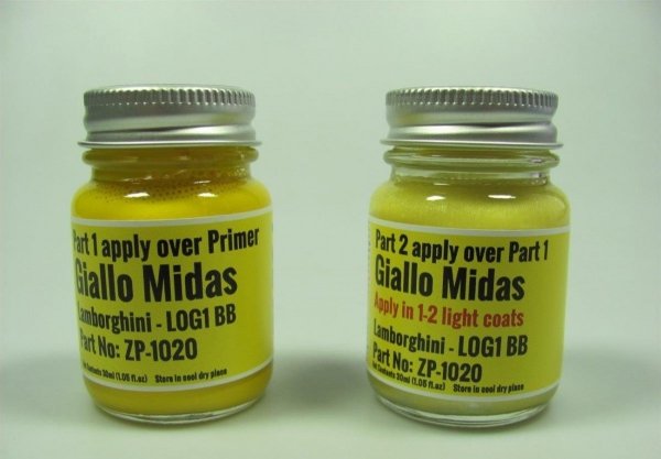 Zero Paints ZP-1020MIDAS Lamborghini Paint 2x30ml Giallo Midas