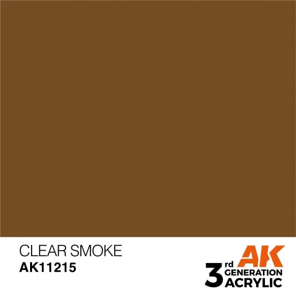 AK Interactive AK11215 CLEAR SMOKE – STANDARD 17ml