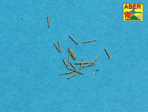 Aber 700 L-36 Set of 20 pcs 37 mm /54 Breda gun barrels for Italian Navy ships (1:700)