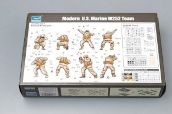 Trumpeter 00423 Modern US Marine M252 Mortar Team (1:35)