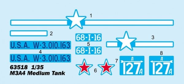 I Love Kit 63518 M3A4 Medium Tank 1/35