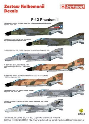 Techmod 32033 - F-4D Phantom II (1:32)