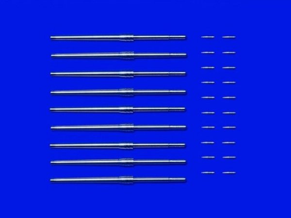 Tamiya 12643 Metal 46cm Gun Barrels / Projectiles 1/350