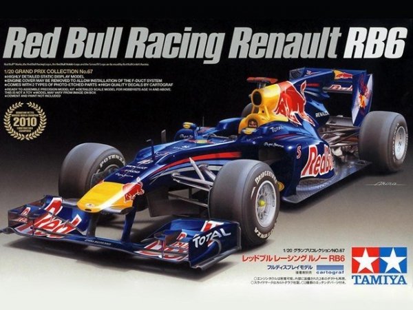 Tamiya 20067 Red Bull Racing Renault RB6 (1:20)