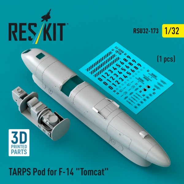 RESKIT RSU32-0173 TARPS pod for F-14 &quot;Tomcat&quot; (1 pcs) (3D printed) 1/32