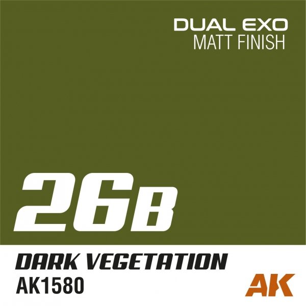 AK Interactive AK1585 DUAL EXO SCENERY SET 26 – 26A LIGHT VEGETATION &amp; 26B DARK VEGETATION
