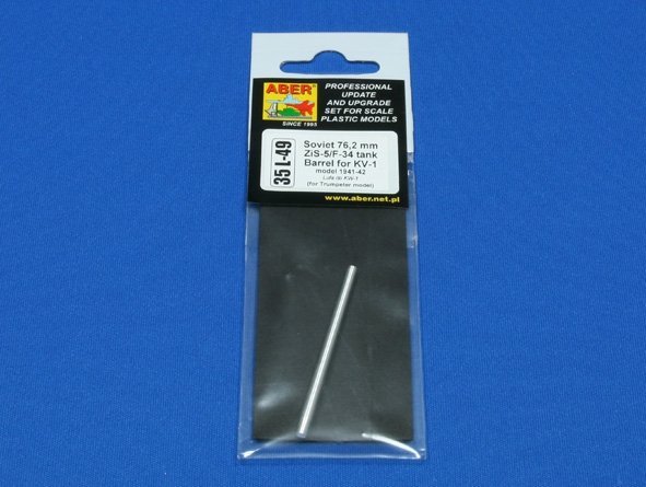 Aber 35L-049 Soviet 76,2 mm ZiS-5/F-34 tank barrel for KV-1 - early model (1:35)