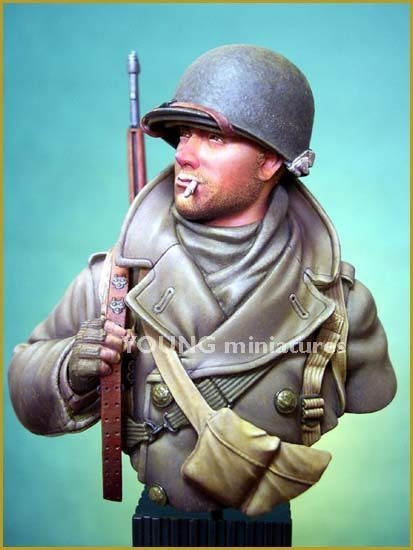 Young Miniatures YM1812 US SOLDIER ARDENNES 1944 1/10