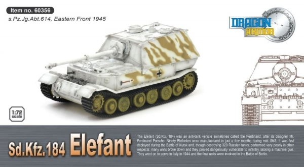 Dragon 60356 Elefant s.Pz.Jg.Abt.614 Poland 1944 1/72