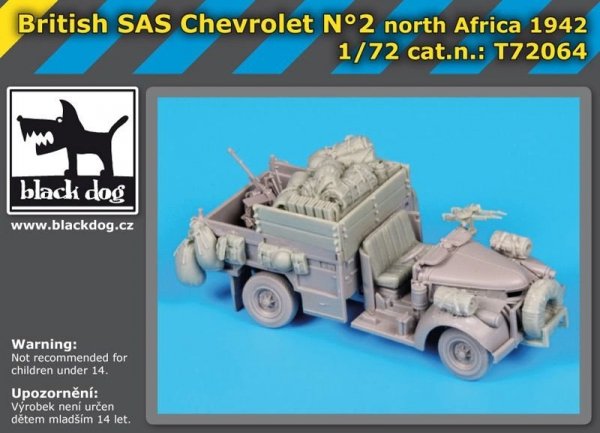 Black Dog T72064 British SAS chevrolet N for Dragon 1/72