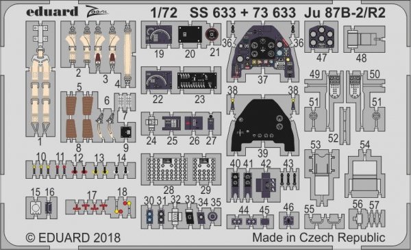 Eduard SS633 Ju 87B-2/ R2 AIRFIX 1/72