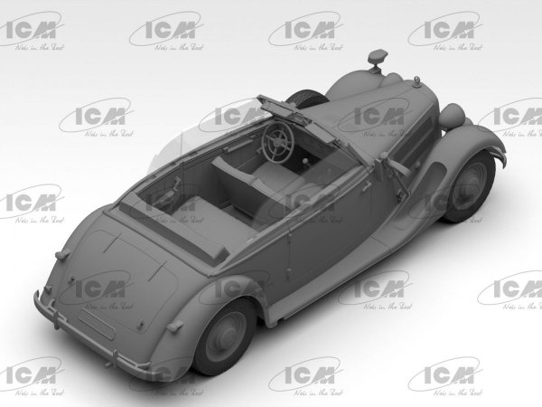 ICM 35542 Typ 320 (W142) Soft Top WWII German staff car 1/35