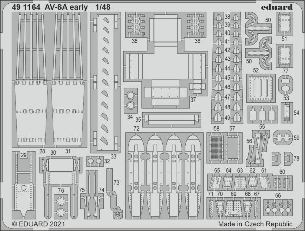 Eduard BIG49289 AV-8A early KINETIC 1/48