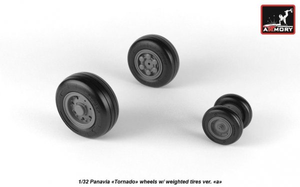 Armory Models AW32501a Panavia Tornado wheels, w/ tyres type “a” (DL) 1/32
