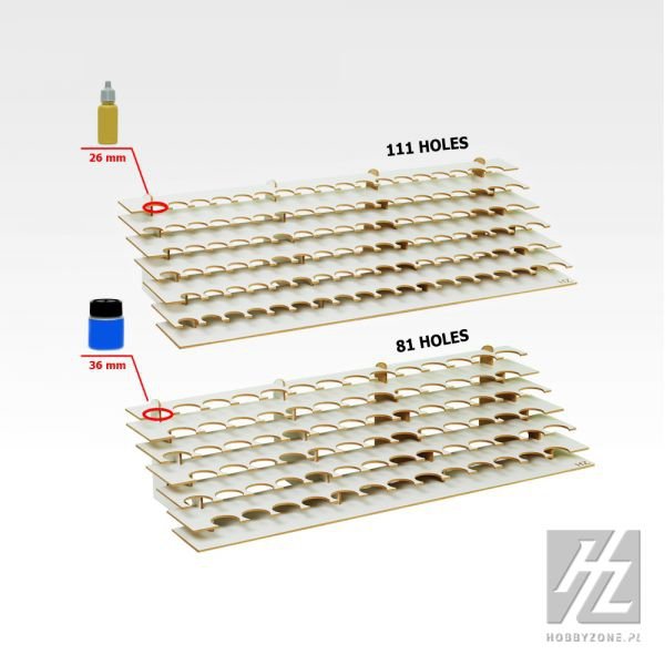 Hobby Zone HZ-s2s (26mm) Duży Stojak na farby modelarskie