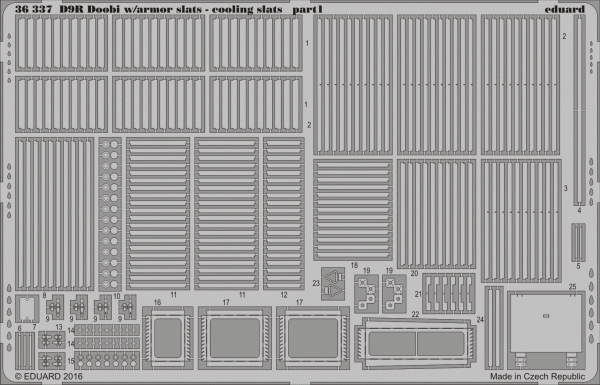 Eduard 36337 D9R Doobi w/ armor slats - cooling slats 1/35 Meng