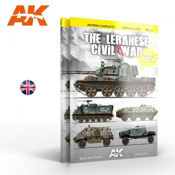 AK Interactive AK 285 WARS IN LEBANON VOL. 2 – MODERN CONFLICTS PROFILE GUIDE VOL. II