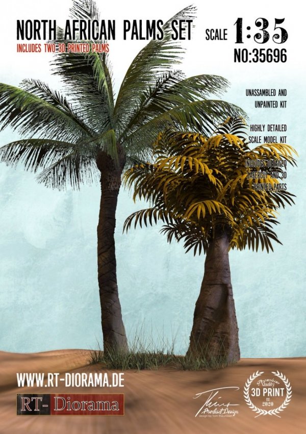RT-Diorama 35696 North African Palms Set 1/35