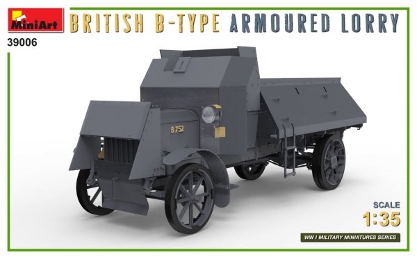 Miniart 39006 BRITISH B-TYPE ARMOURED LORRY 1/35