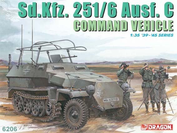 Dragon 6206 Sd.Kfz. 251/6 Ausf. C Command Vehicle (1:35)