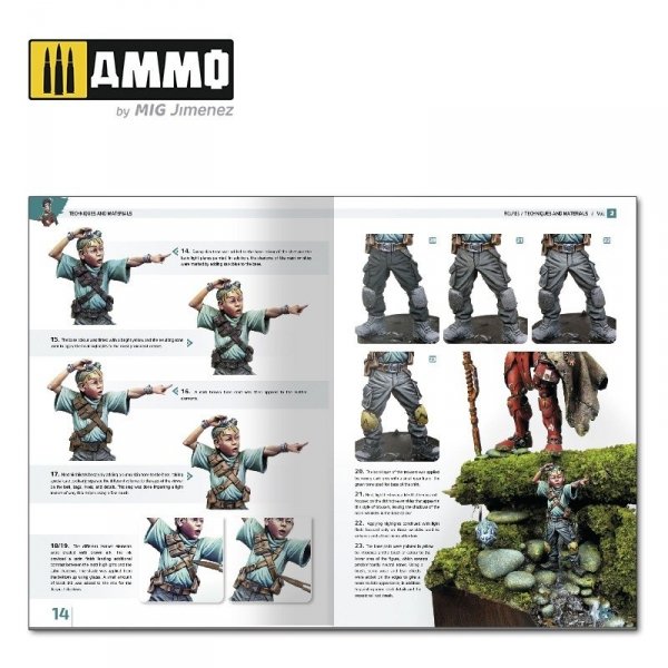 Ammo of Mig Jimenez 6222 ENCYCLOPEDIA OF FIGURES MODELLING TECHNIQUES VOL. 2 - TECHNIQUES &amp; MATERIALS (English)