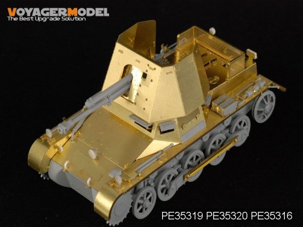 Voyager Model PE35320 WWII German 47mm PaK(t) Panzerjager I Upper Hull For DRAGON 6230 1/35