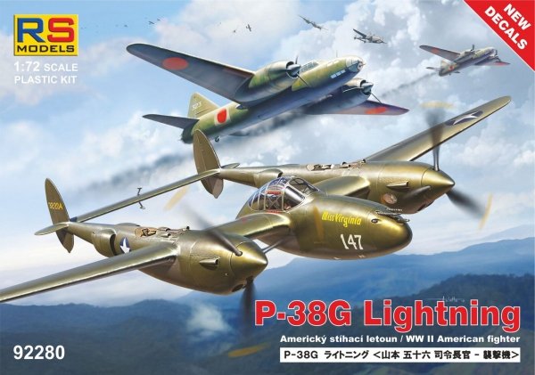 RS Models 92280 P-38G Lightning 1/72