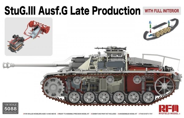 Rye Field Model 5088 StuG.III Ausf.G Late Production with full interior 1/35