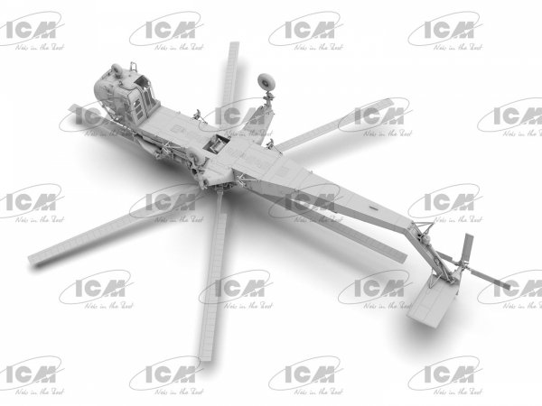 ICM 72001 Sikorsky CH-54A Tarhe, US Heavy Helicopter (100% new moulds) 1/72