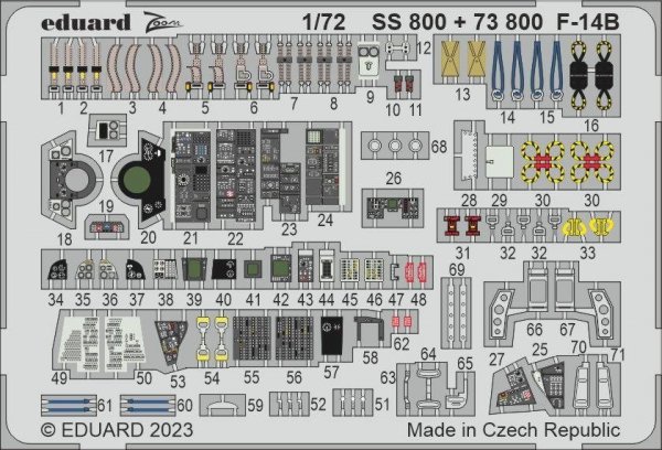Eduard SS800 F-14B ACADEMY 1/72