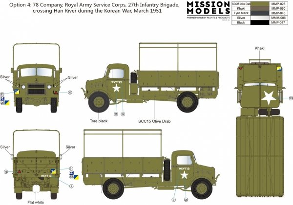 Gecko Models 35GM0155 Bedford OYD Truck 3t 4x2 GS (Metal Cargo Body) 1/35