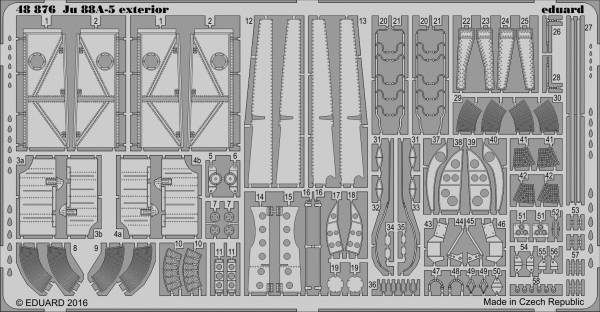 Eduard 48876 Ju 88A-5 exterior 1/48 ICM