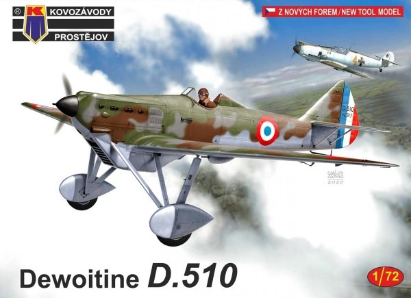 Kovozavody Prostejov KPM0179 DEWOITINE D.510 1/72