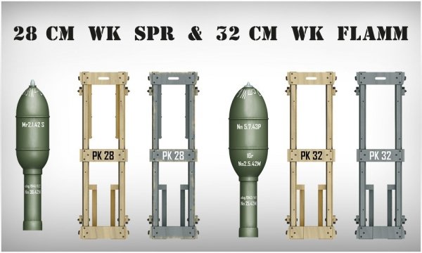 MiniArt 35269 GERMAN ROCKET LAUNCHER with 28cm WK Spr &amp; 32cm WK Flamm (1:35)