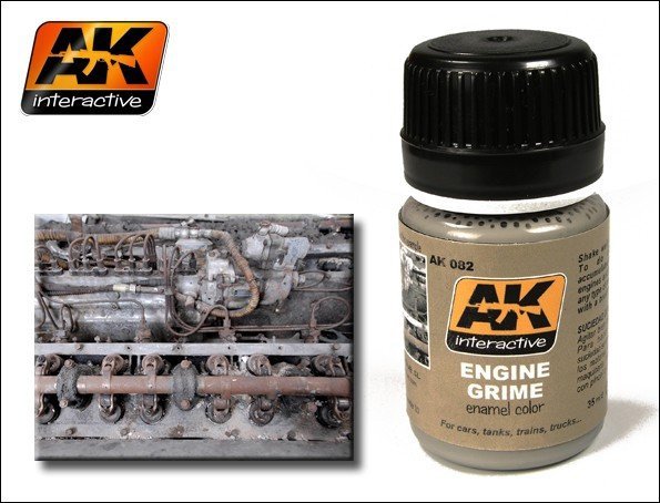 AK Interactive AK082 Engine Grime 35ml