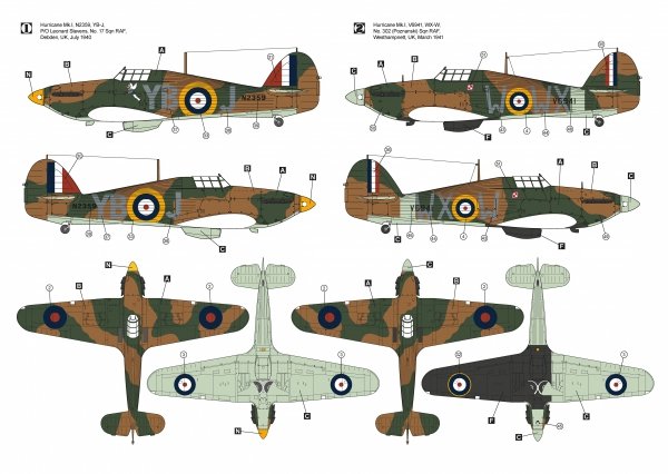 Hobby 2000 48013 Hawker Hurricane Mk.IA 1/48